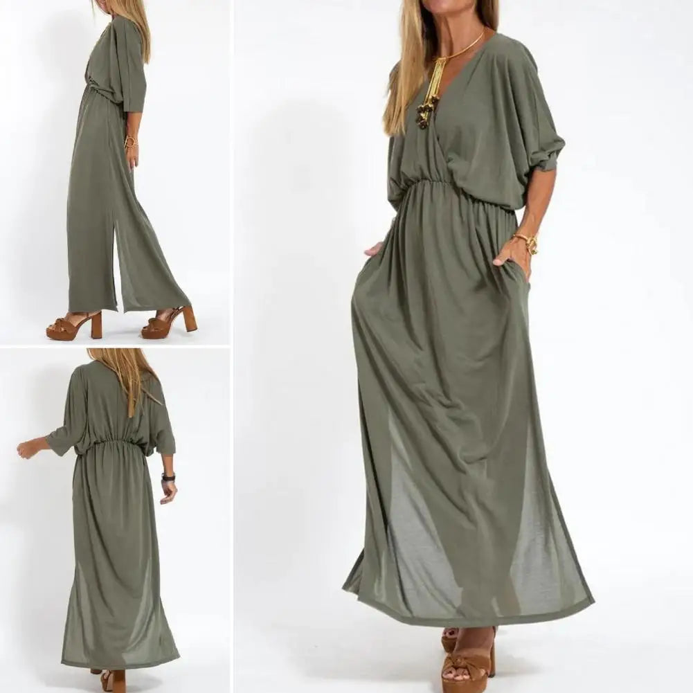 ISABELLA | Robe Longue Flottante au Style Unique pour Toutes les Occasions
