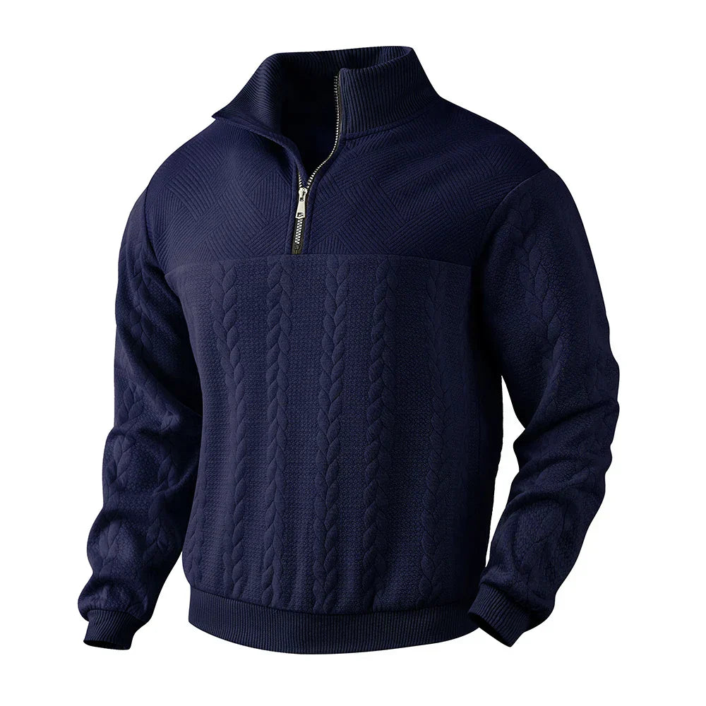 Maël™ | Sweat-shirt premium à col zippé