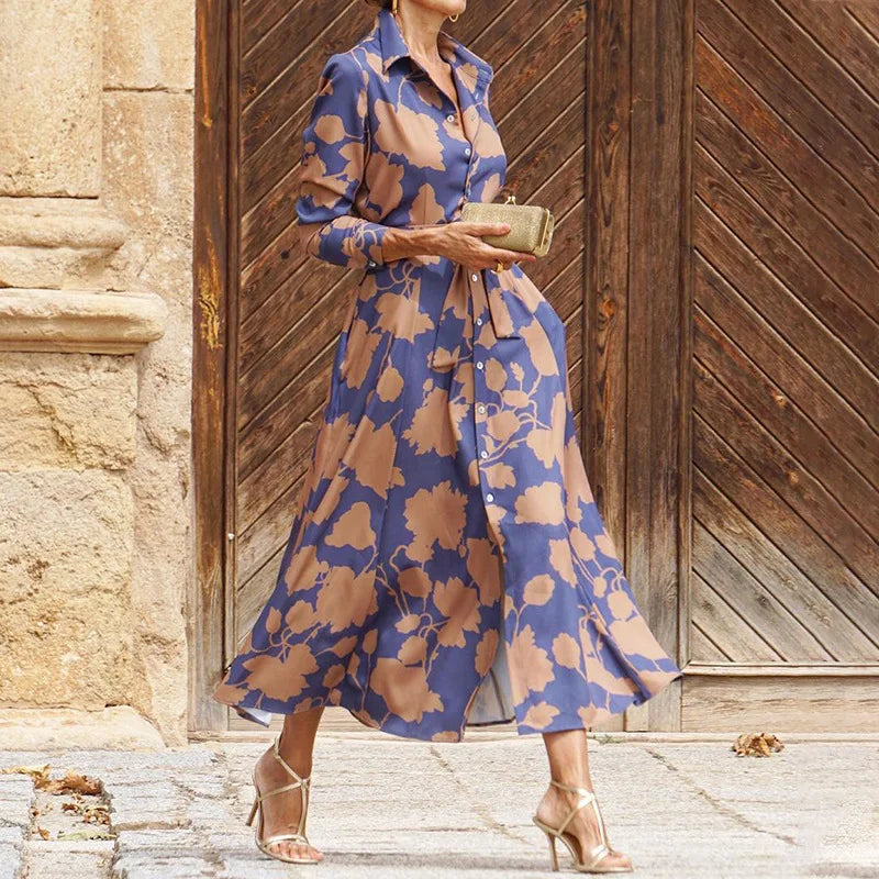 Lynn™ | Robe Élégante à Col en V pour Femme