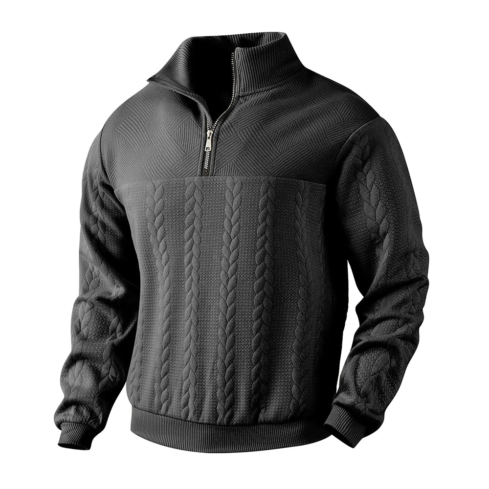 Maël™ | Sweat-shirt premium à col zippé