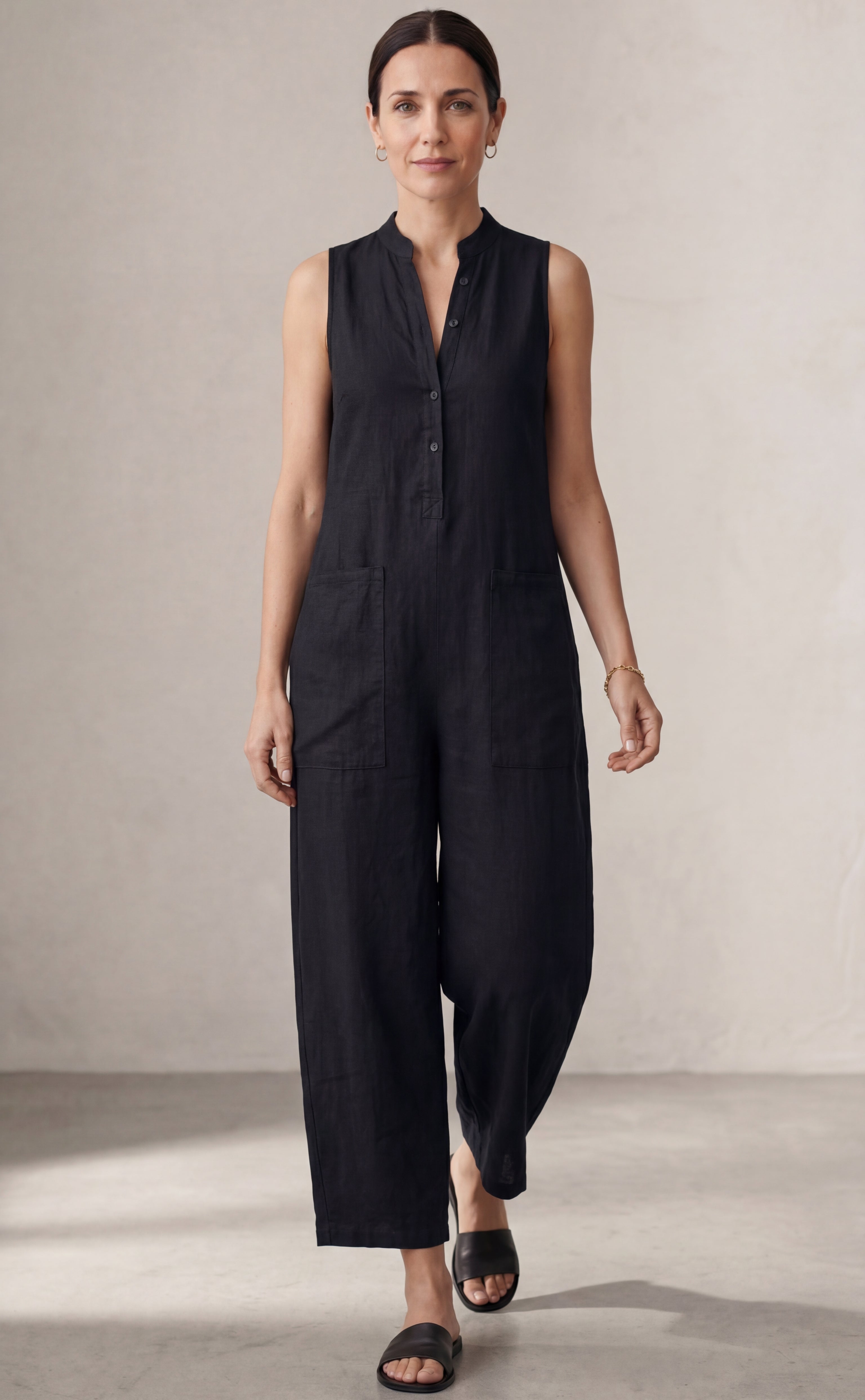 Claudia | Combinaison minimaliste en lin