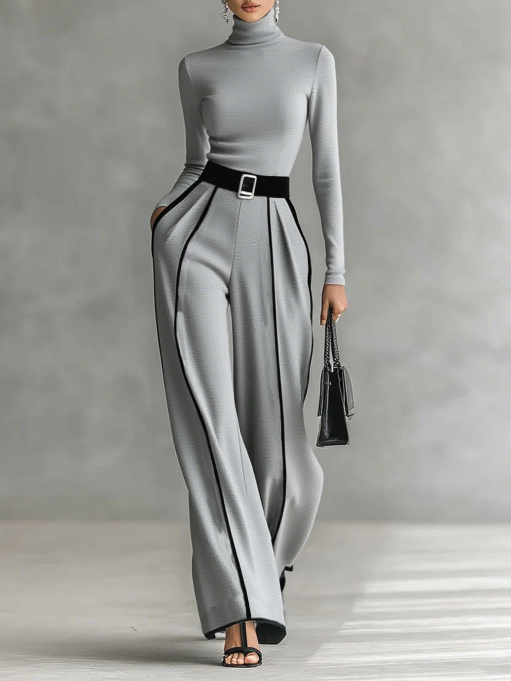 Vera | Ensemble élégant avec détail de contraste