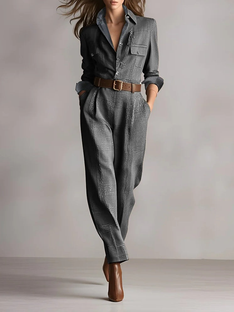 Mirabelle – combinaison en tweed pour femmes