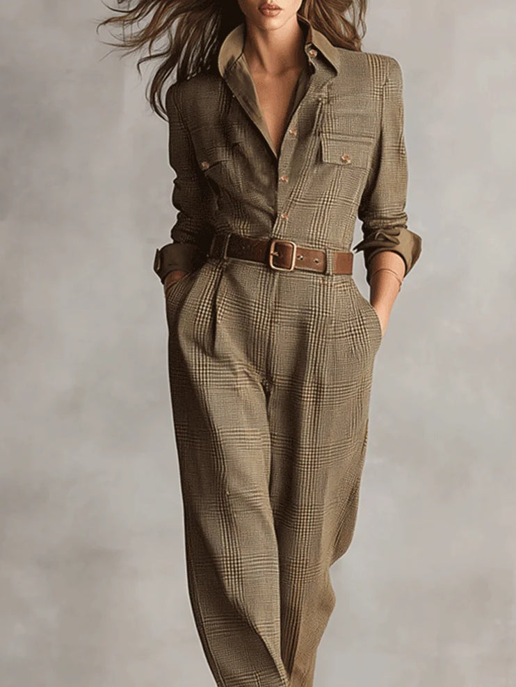 Mirabelle – combinaison en tweed pour femmes