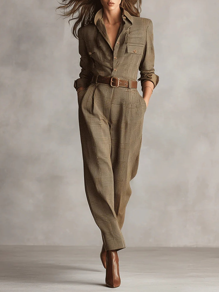 Mirabelle – combinaison en tweed pour femmes