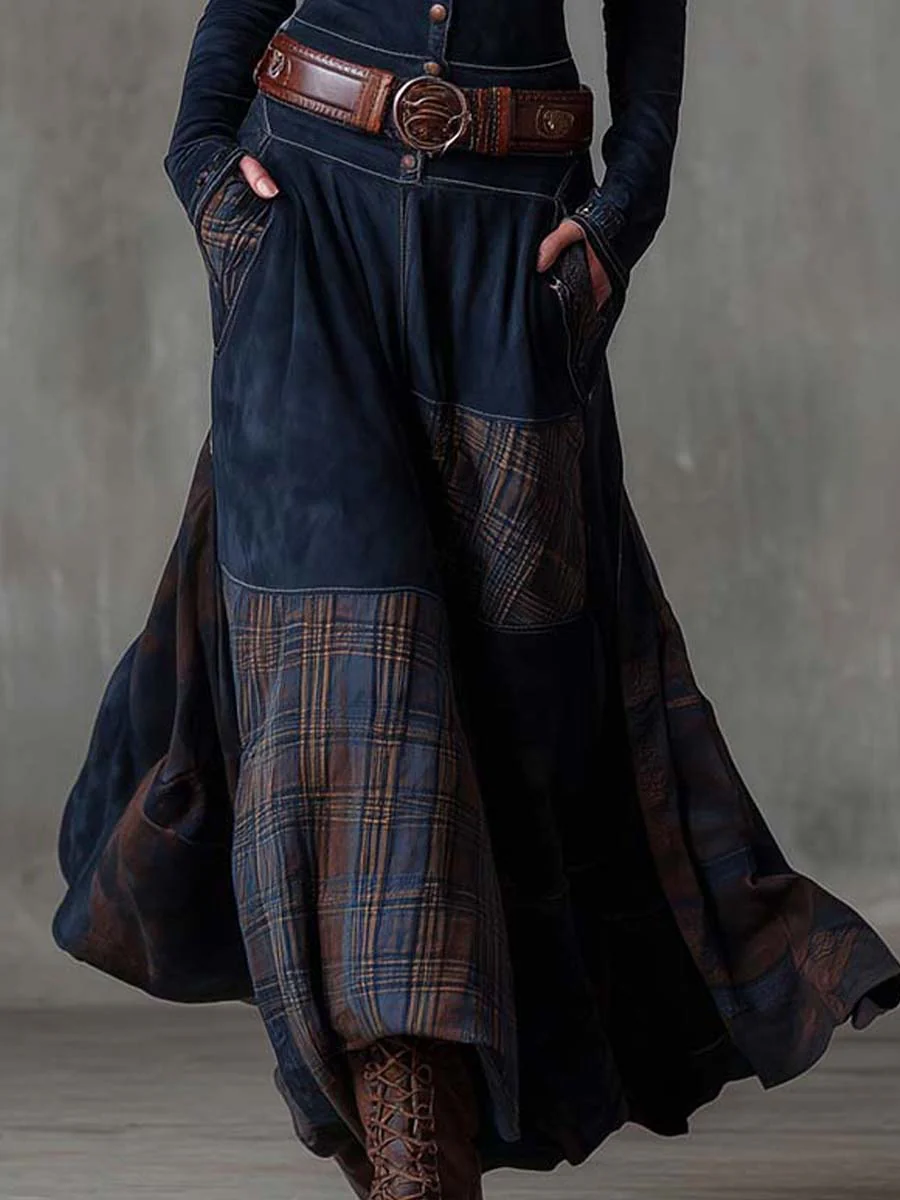 LEONORA™ | Robe vintage longue avec une coupe flatteuse et un look bohème intemporel (Inclut une ceinture)