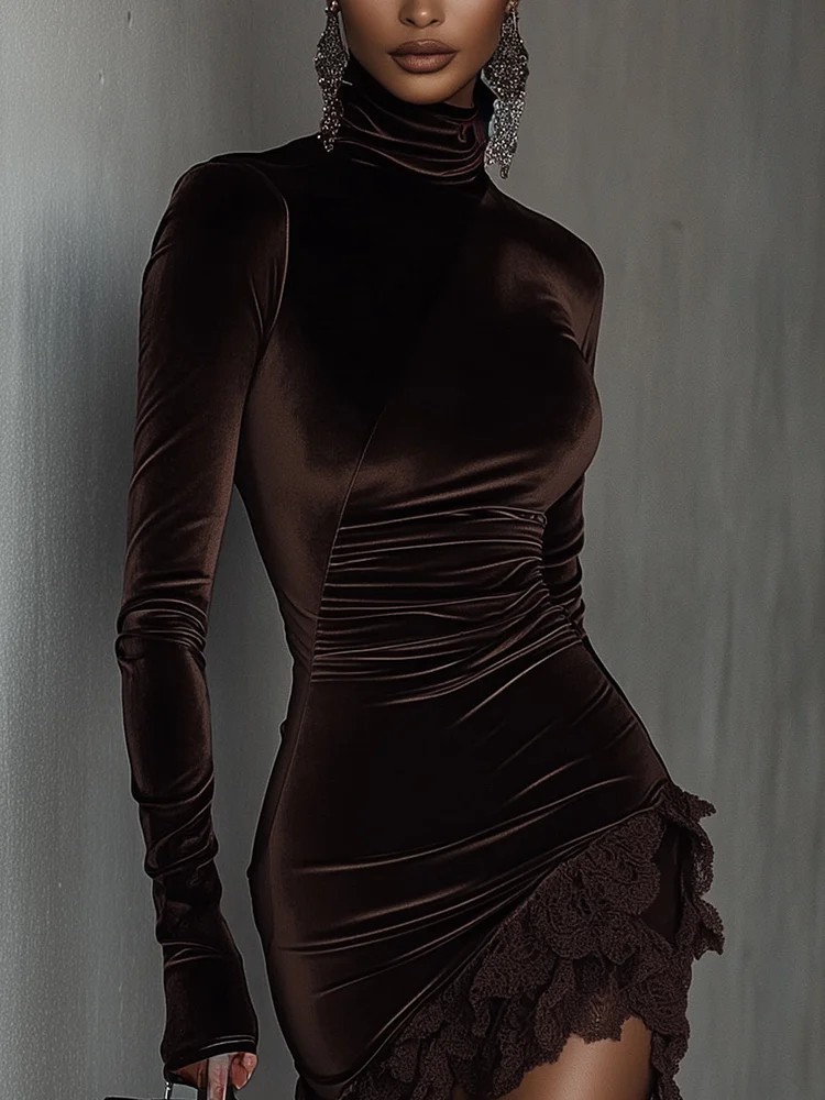 Liv™ | Robe mini avec dentelle