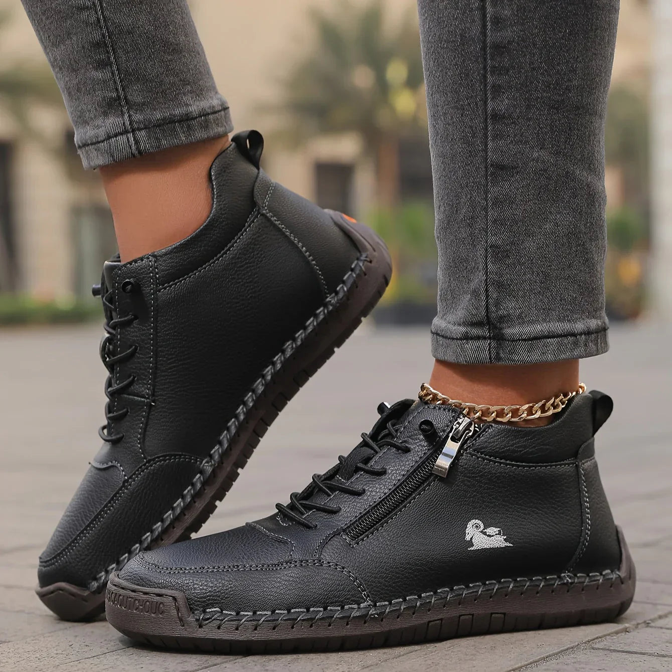 Mira – Chaussures confortables avec fermeture éclair
