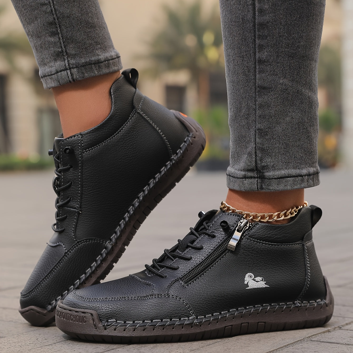 Mila™ – Baskets confortables + Fermeture éclair