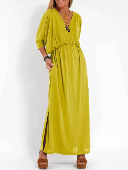 ISABELLA | Robe Longue Flottante au Style Unique pour Toutes les Occasions