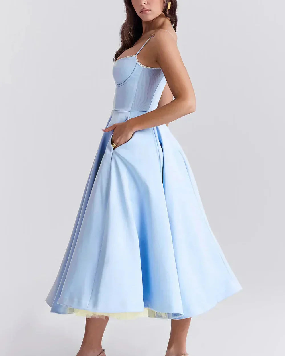 Zafiro | Robe midi de luxe