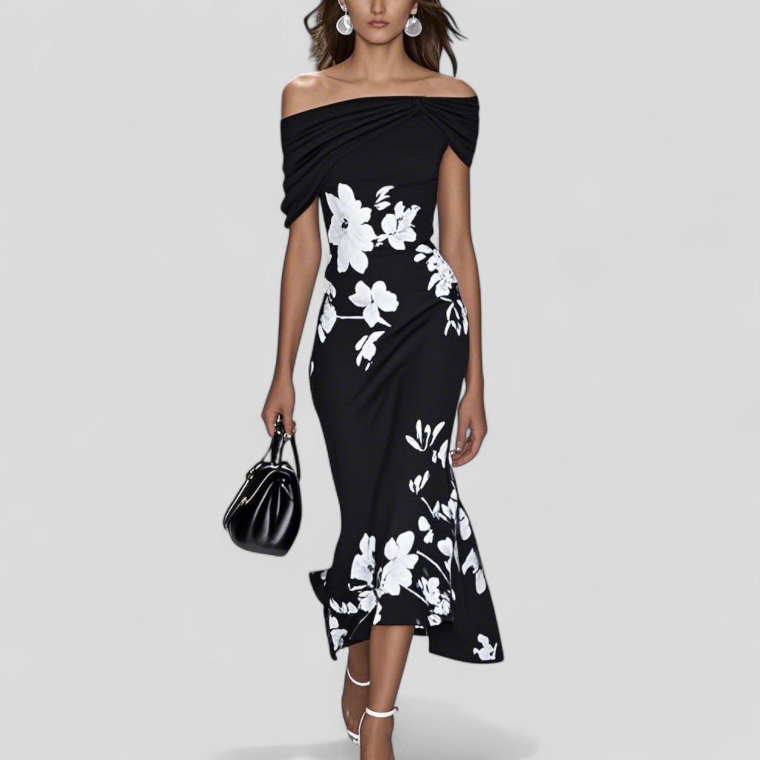 ISABRUNEL | Robe Midi Élégante