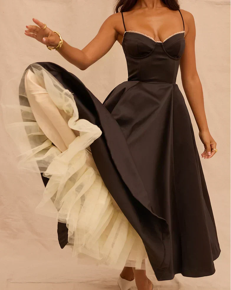 Zafiro | Robe midi de luxe