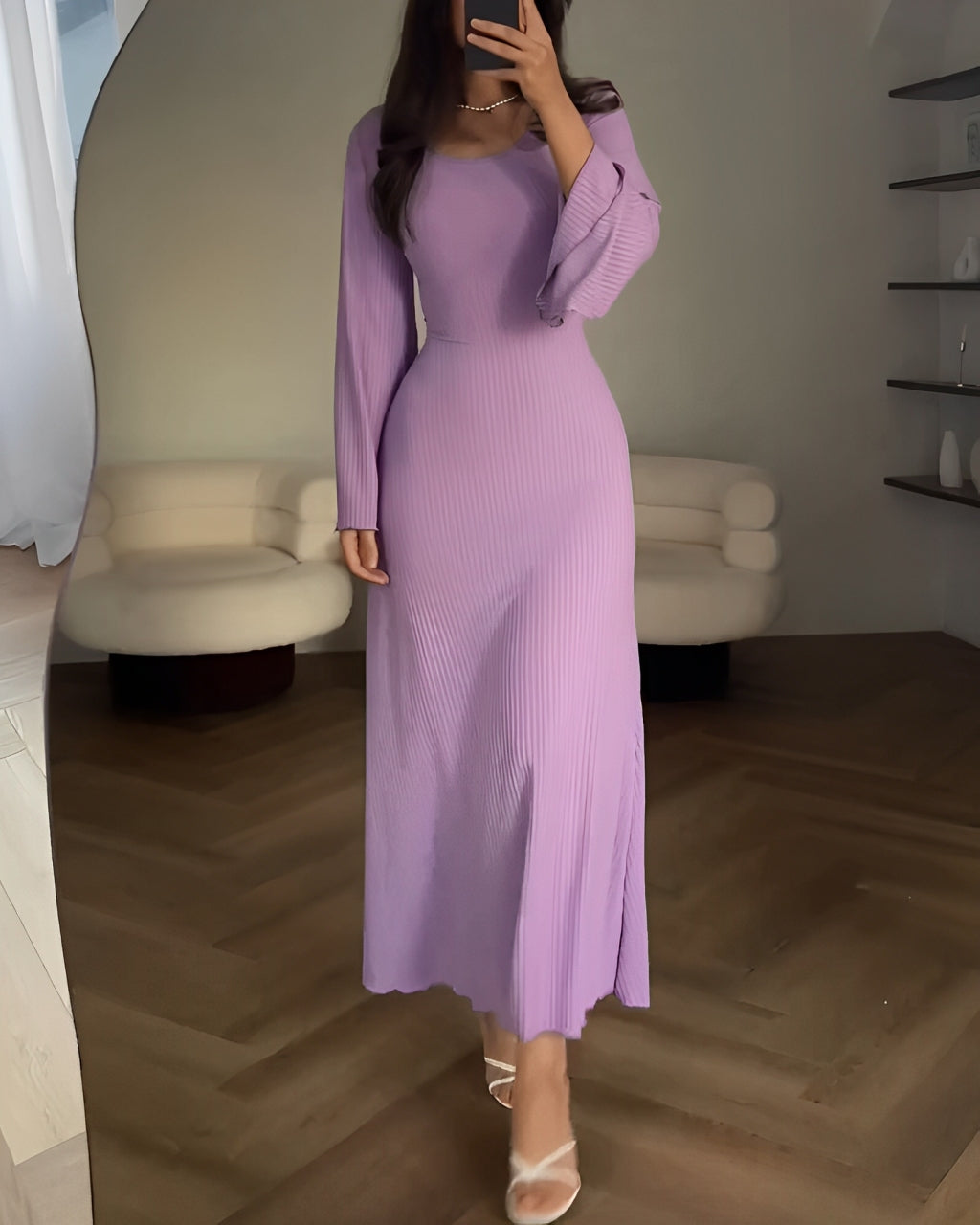 Amara | Robe Maxi Élégante et Confortable