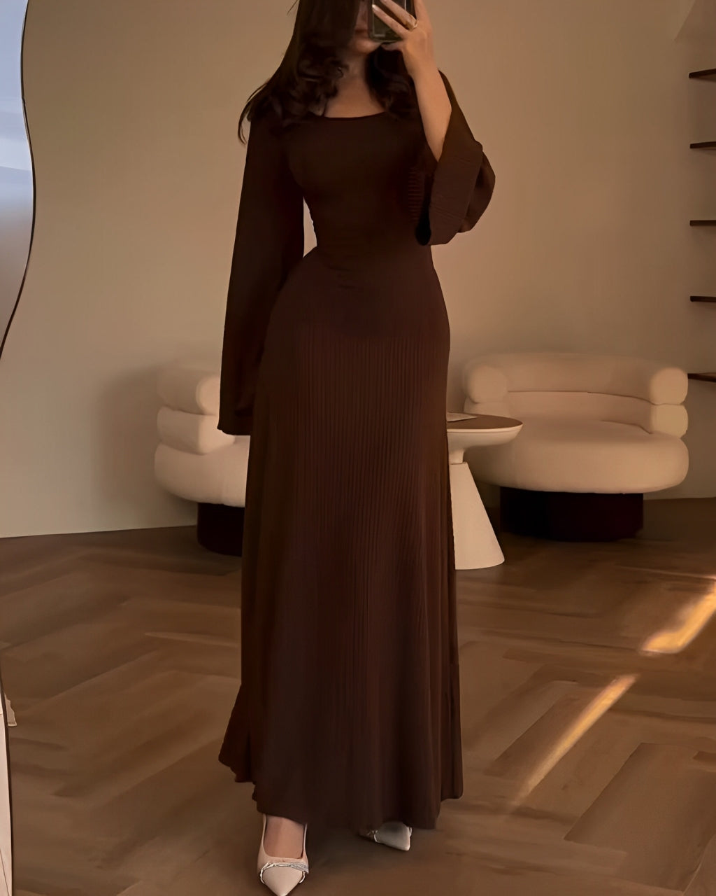 Amara | Robe Maxi Élégante et Confortable