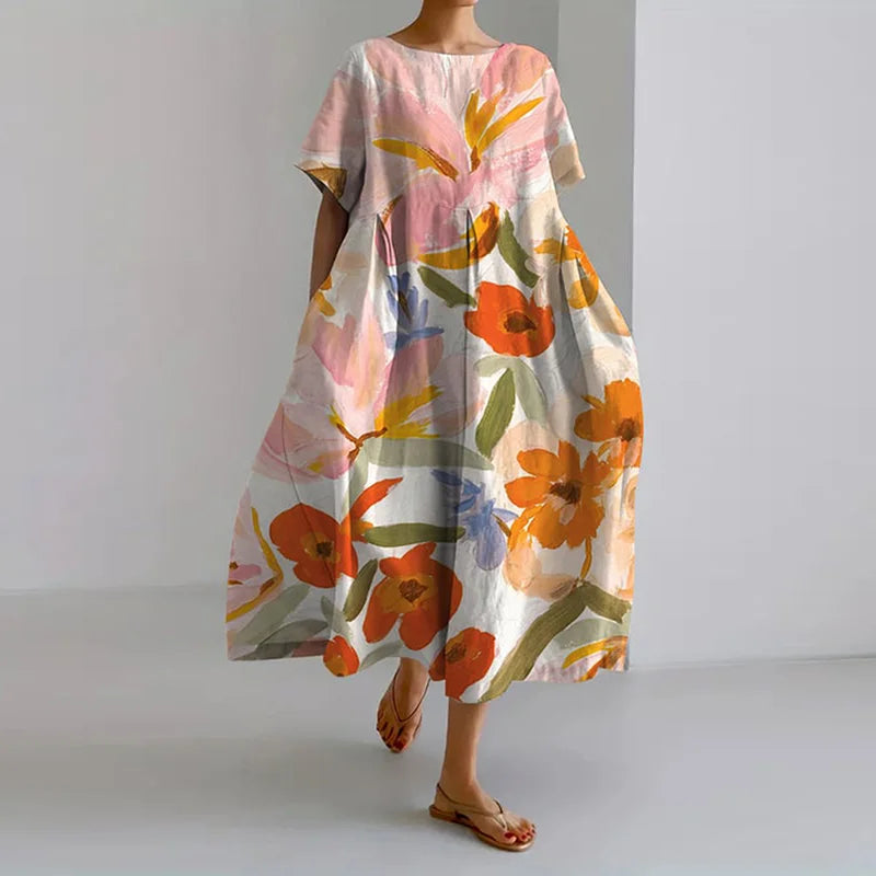 VALENTINA | Robe d'Été à Fleurs