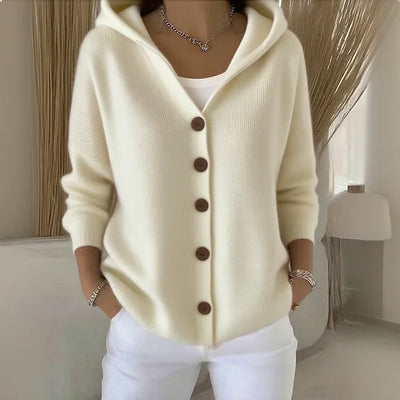 SOLÈNE™ | Cardigan à capuche