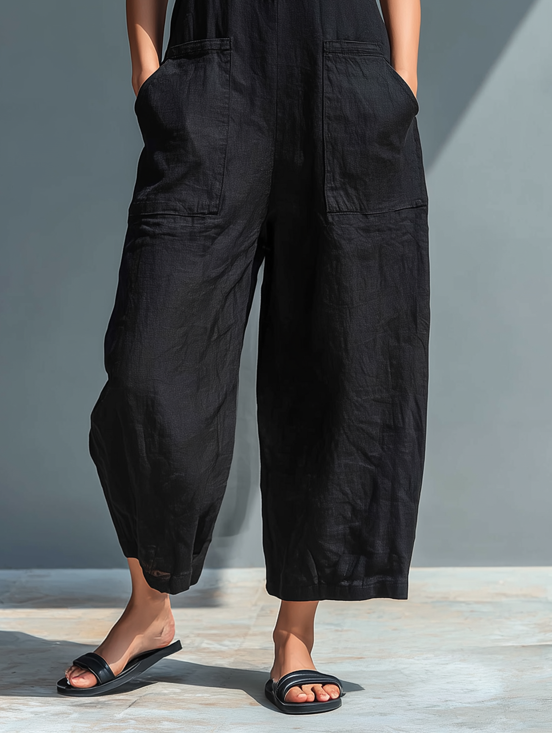 Claudia | Combinaison minimaliste en lin
