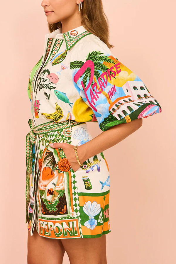 KIM | Robe Mini Élégante et Polyvalente