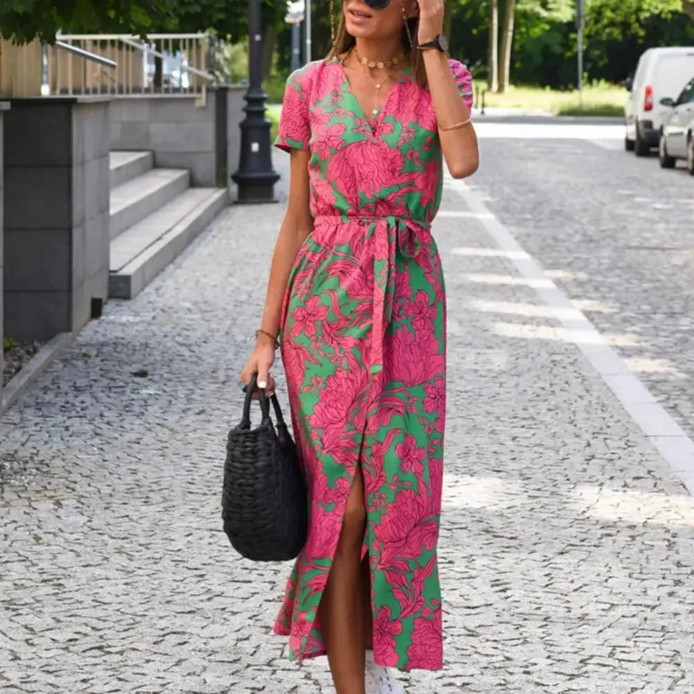 Fez | Robe croisée à imprimé floral