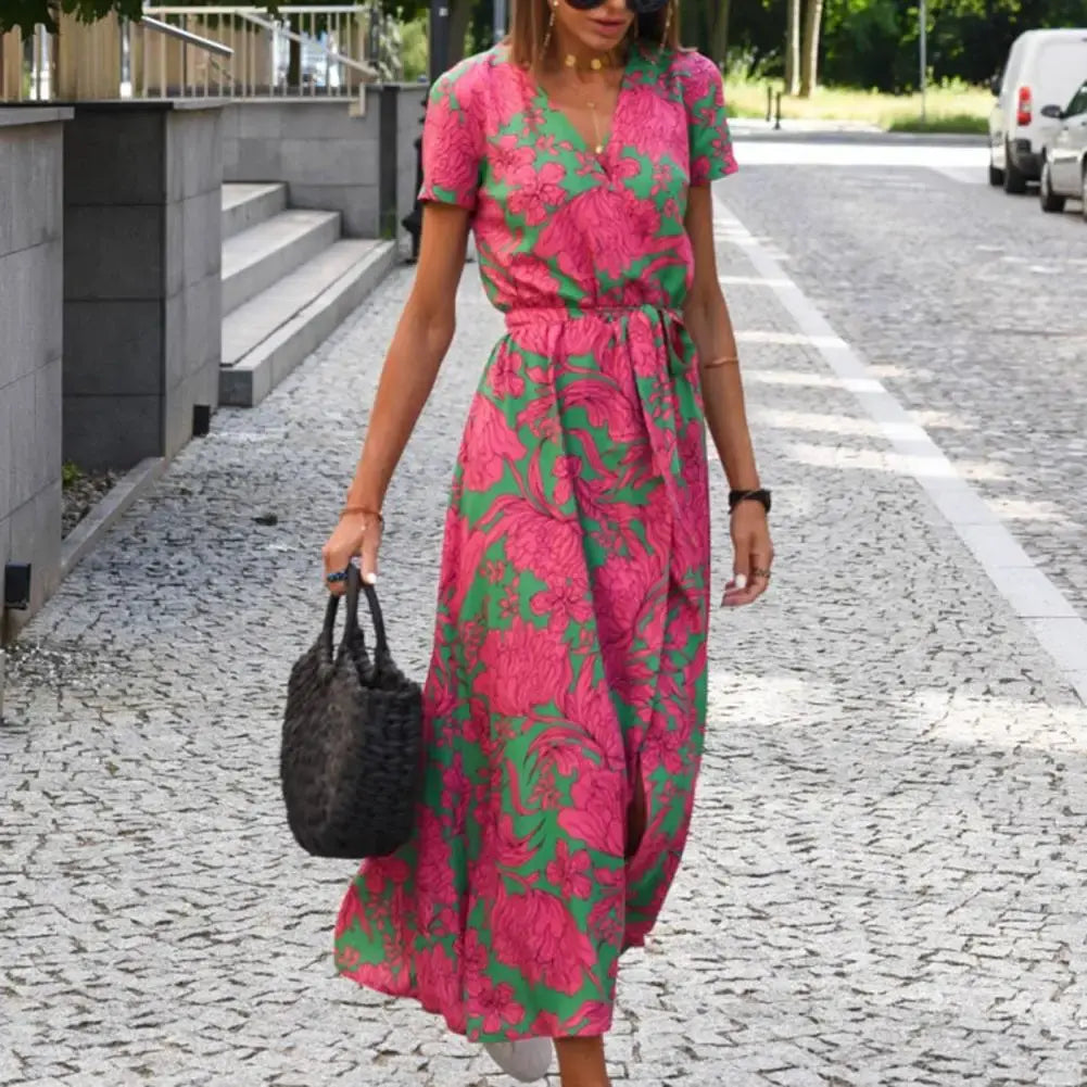 Fez | Robe croisée à imprimé floral