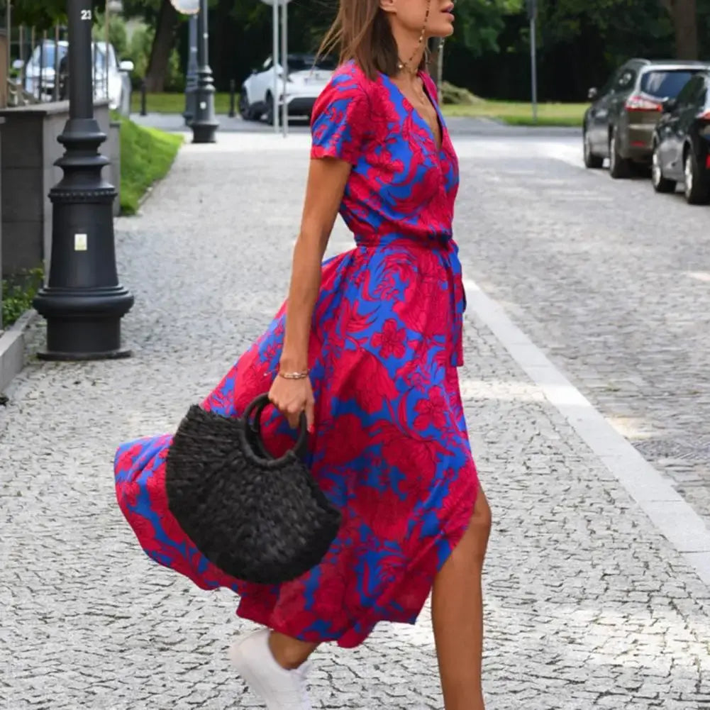 Fez | Robe croisée à imprimé floral