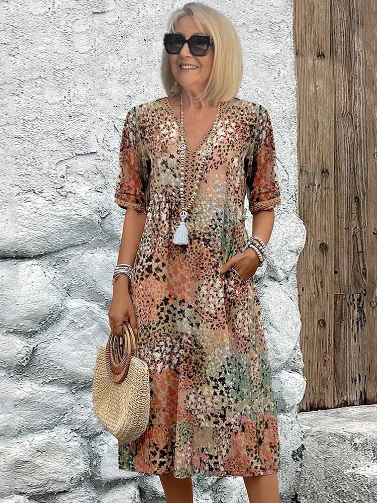 Lina | Robe légère avec décolleté en V