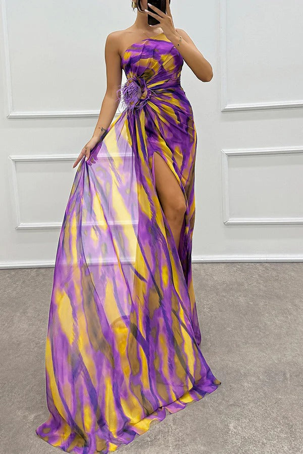 Fenna™ | Robe drapée vibrante