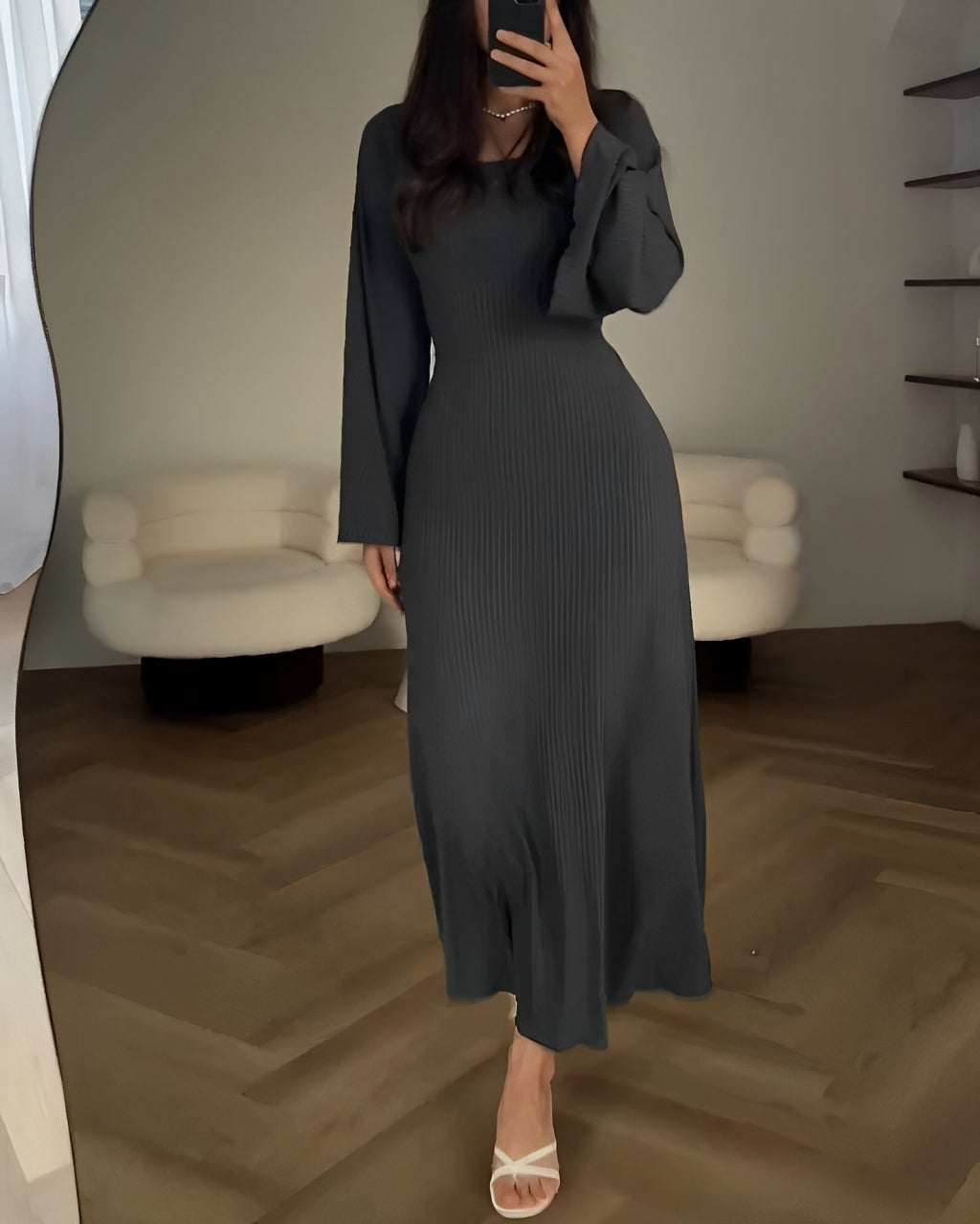 Amara | Robe Maxi Élégante et Confortable