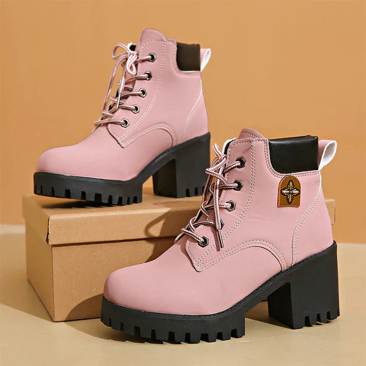Emma | Bottines à talon avec plateforme