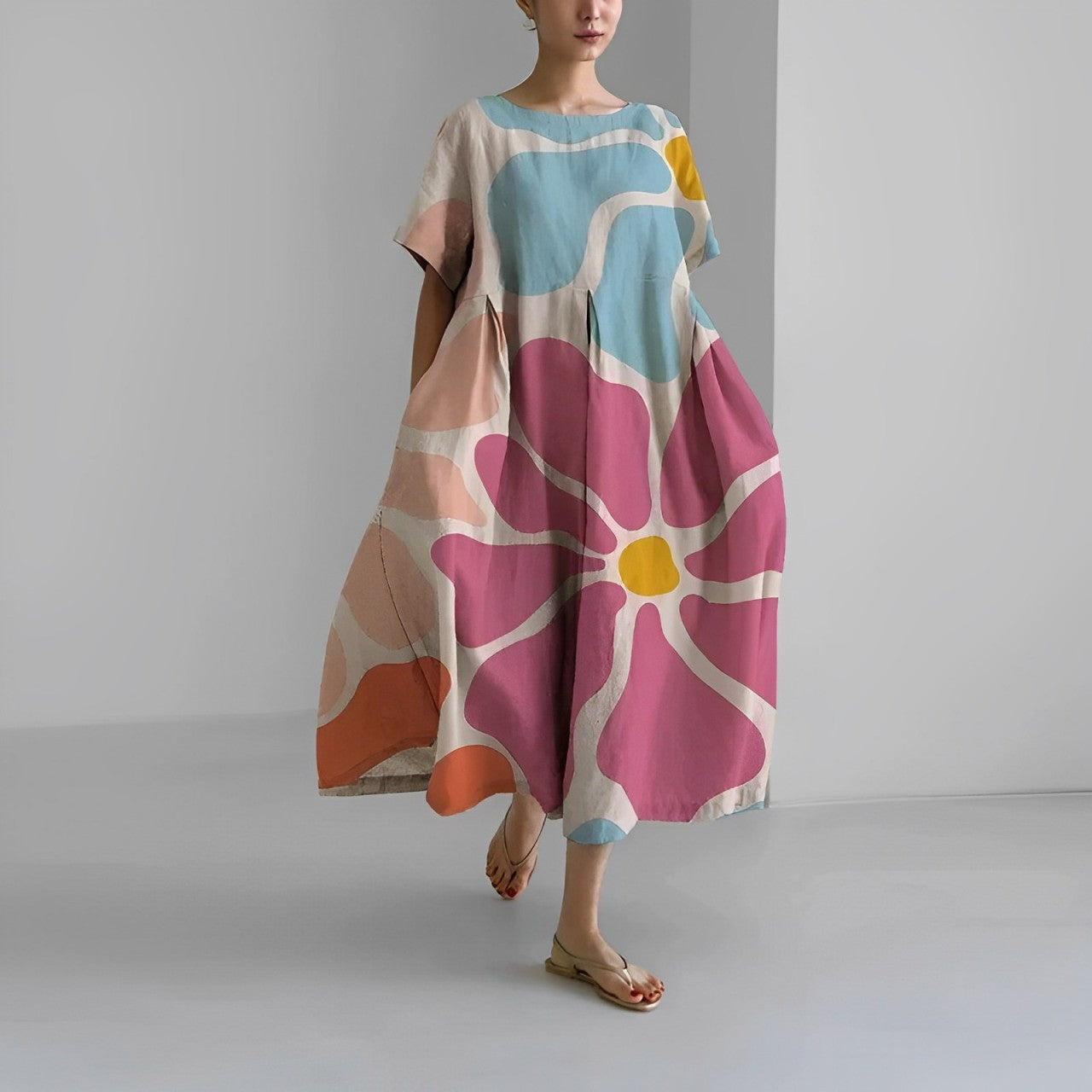 CÉLESTINE | Robe Fleur Bohème pour un Style Naturel et Romantique