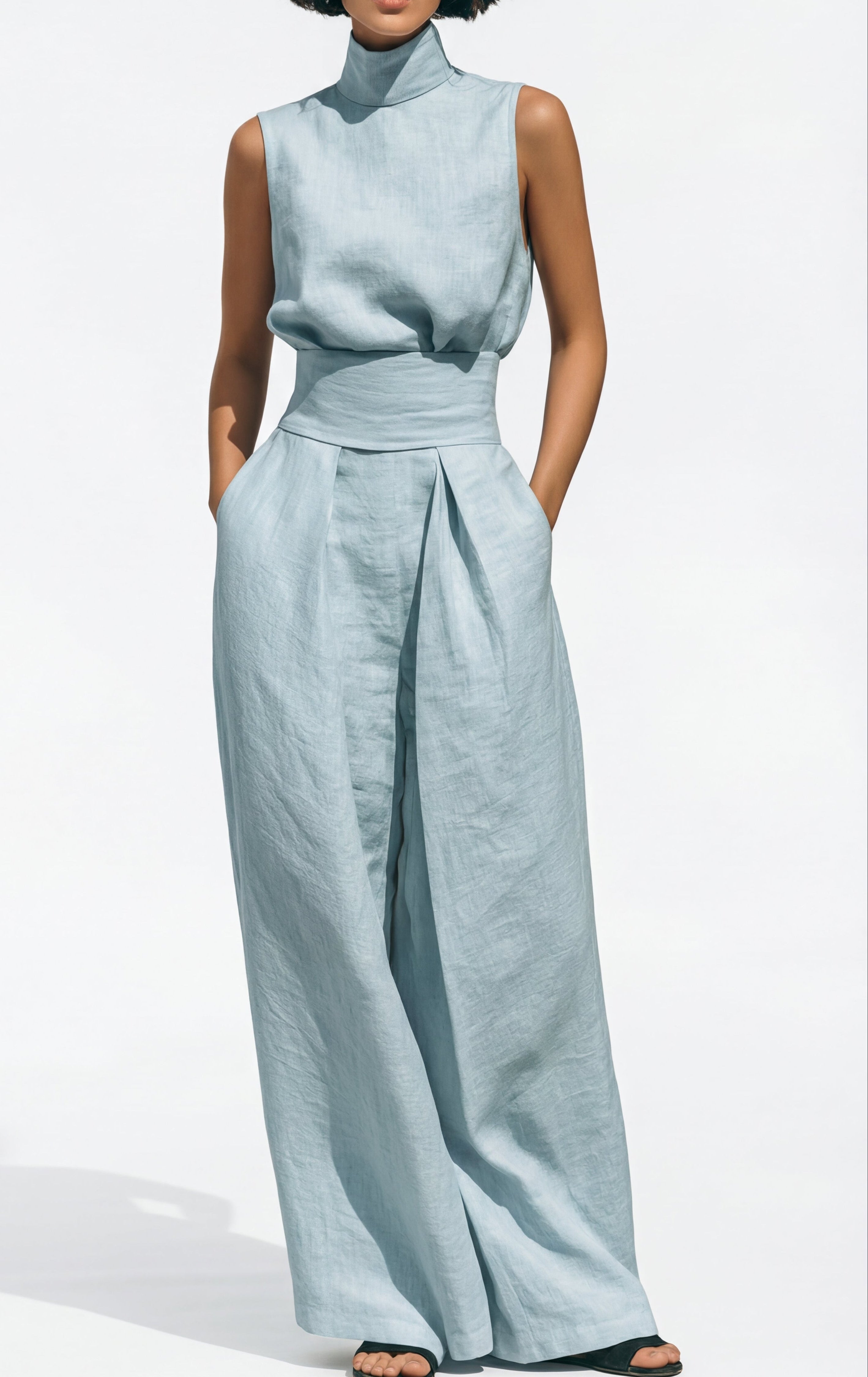 MARIA | ENSEMBLE MINIMALISTE EN LIN