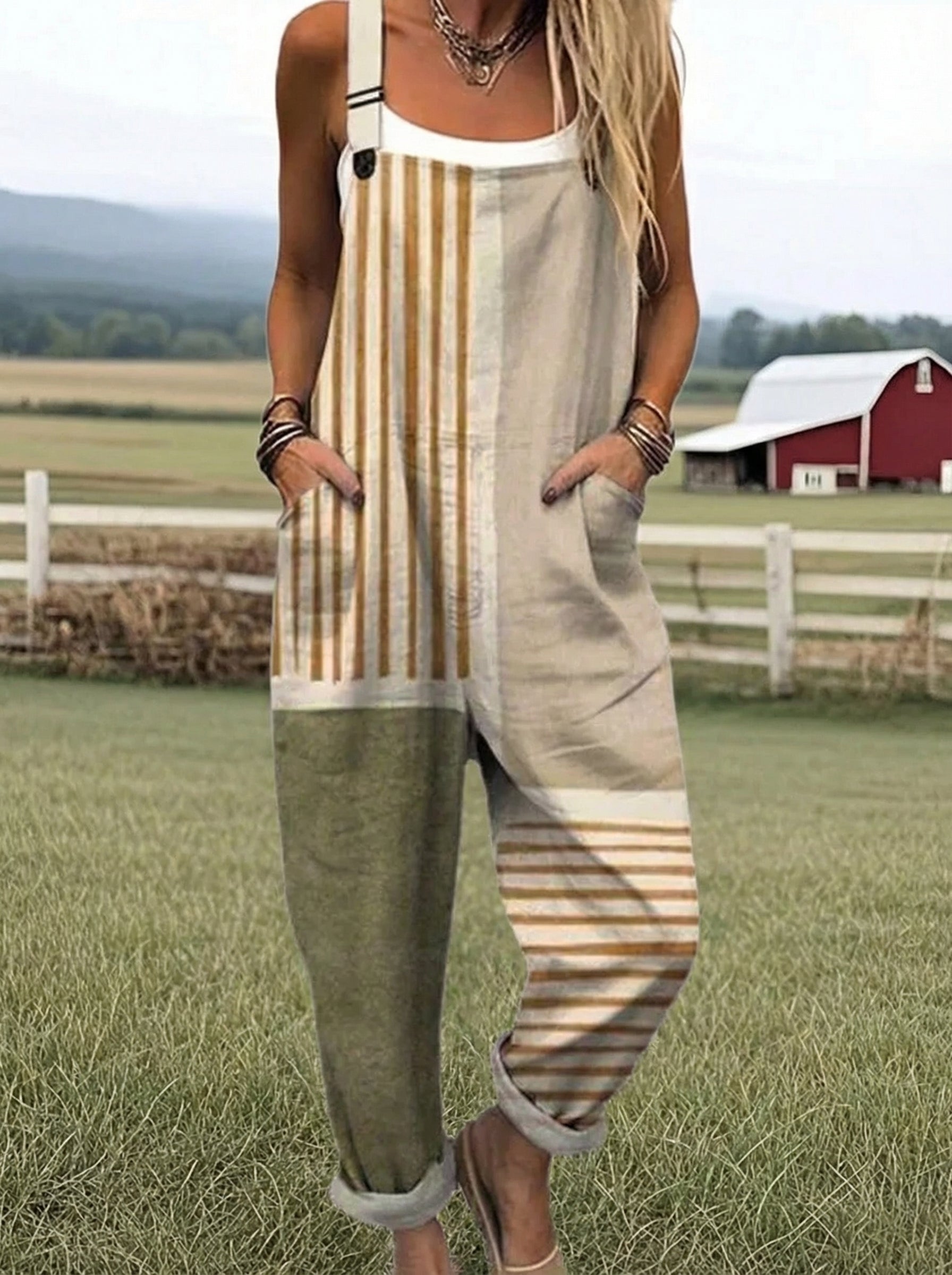 LS™ | Salopette Imprimée pour les Loisirs