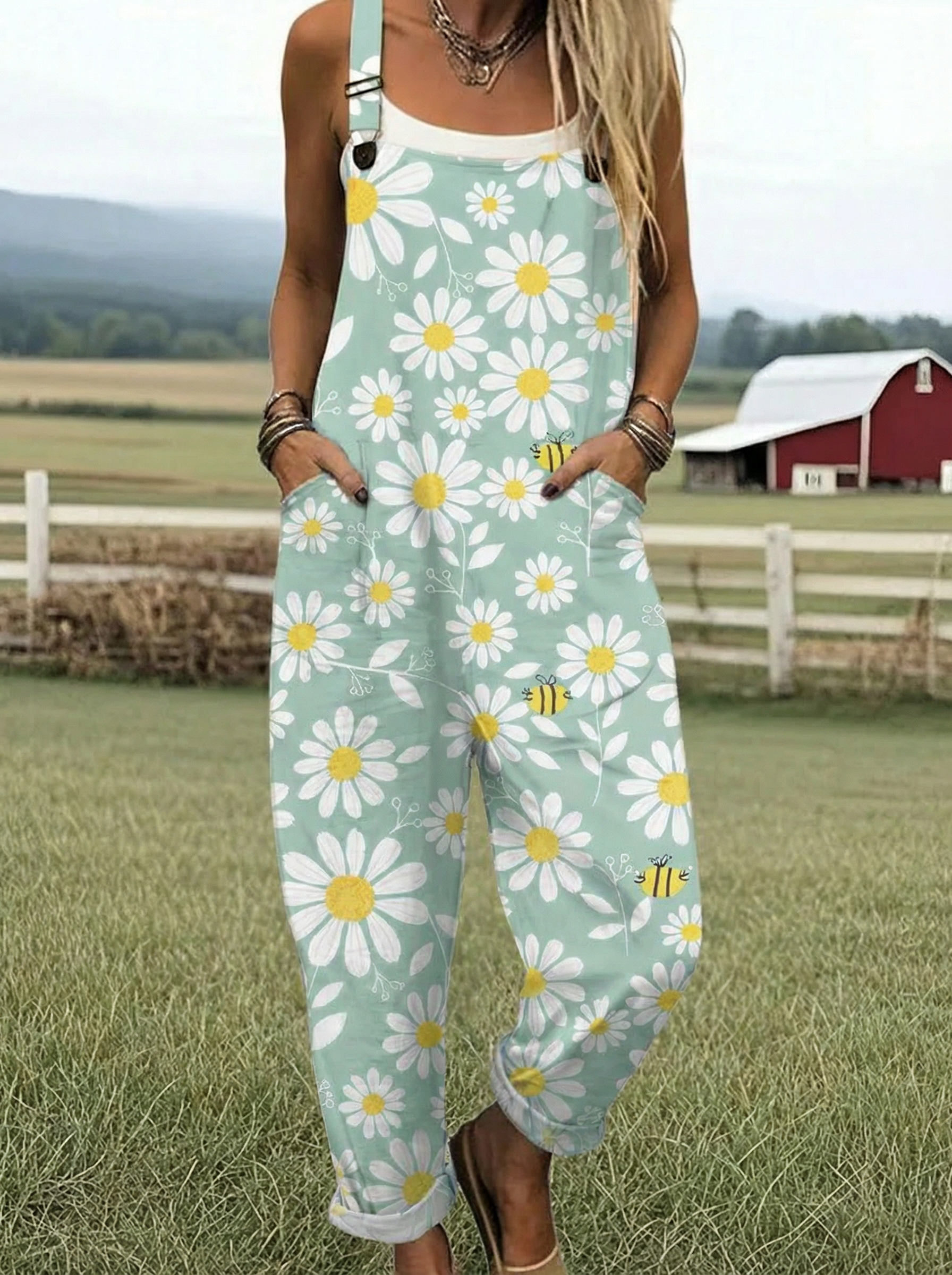 LS™ | Salopette Relaxed Fit avec Imprimé