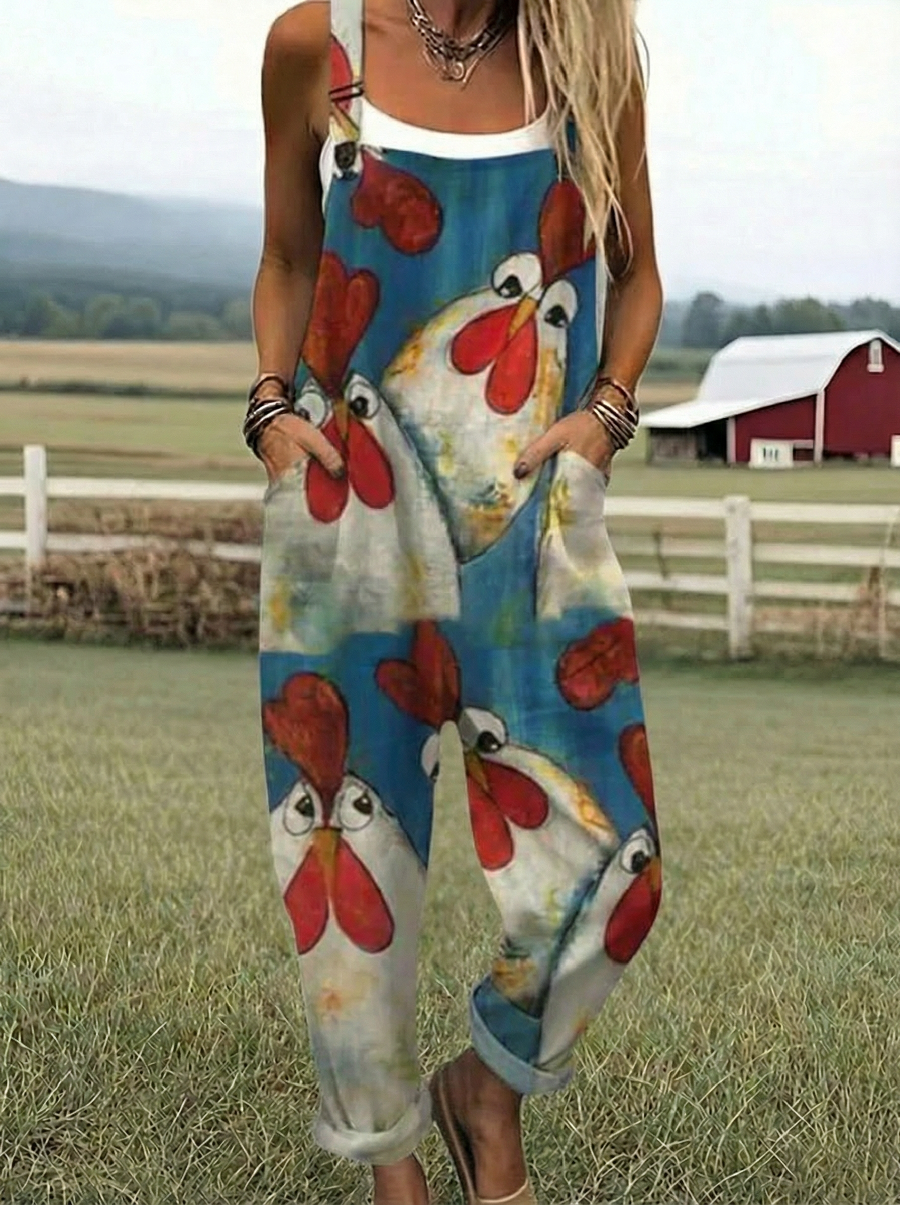 LS™ | Salopette Vintage Imprimée