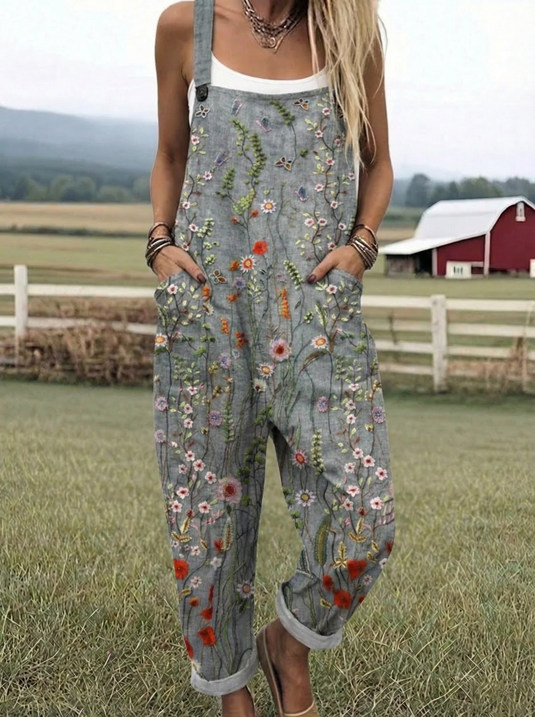 LS™ | Pantalon de Jardin Imprimé Confort Fit