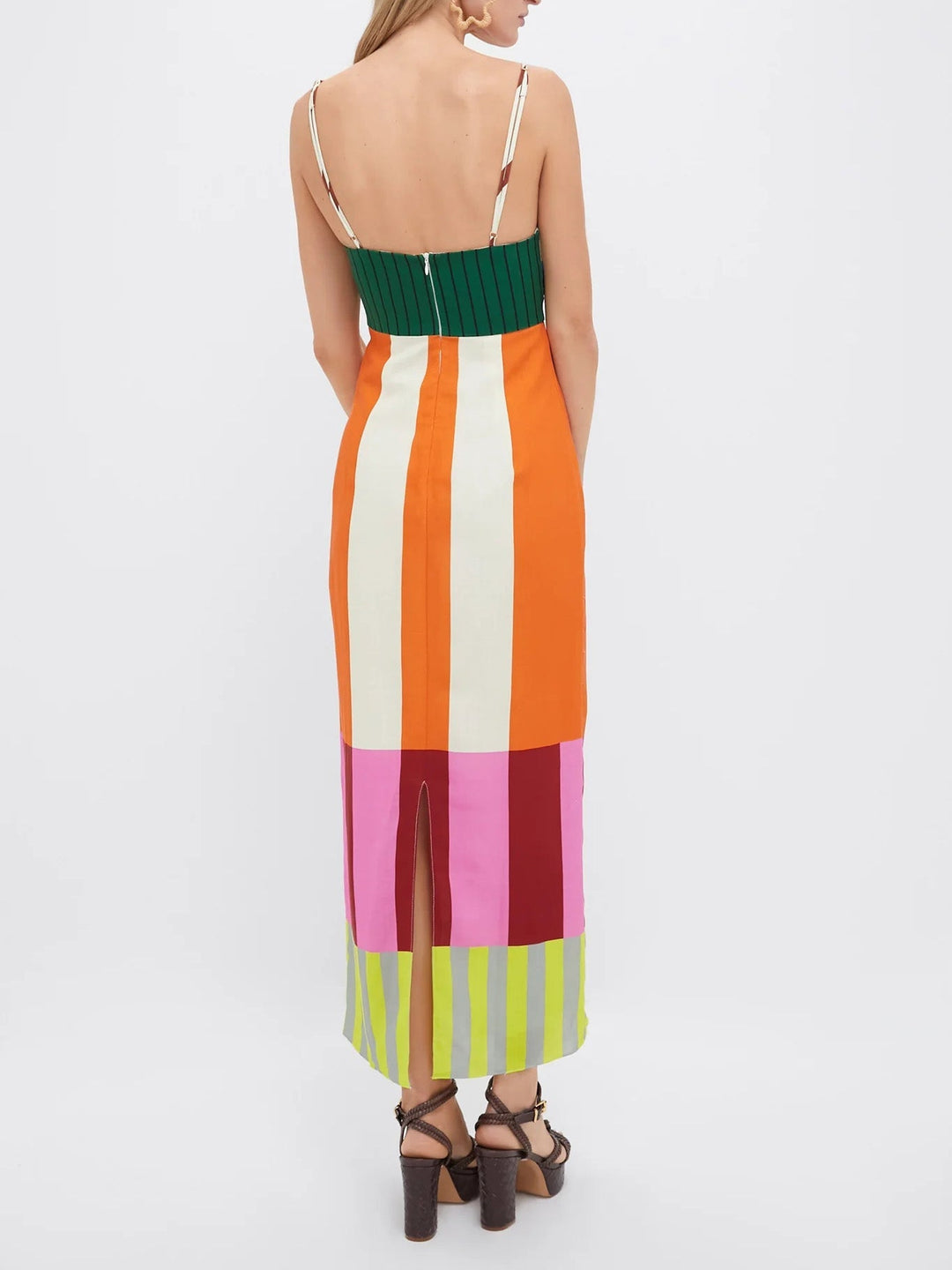 VITTORIA | Robe Longue Fleurie avec une Coupe Épousant pour les Jours Ensoleillés