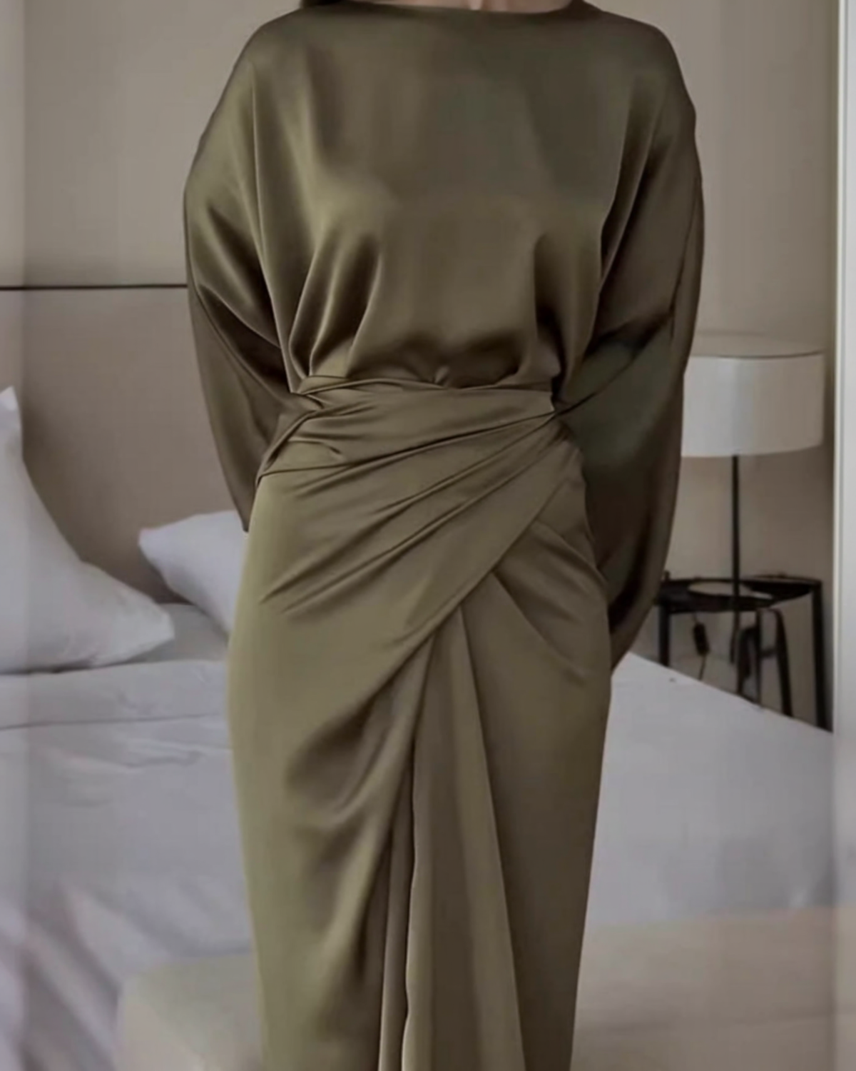 Bianca™ | Robe maxi satin premium