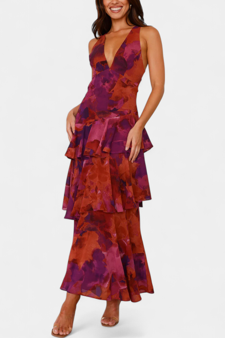 Domenica | Robe en georgette V