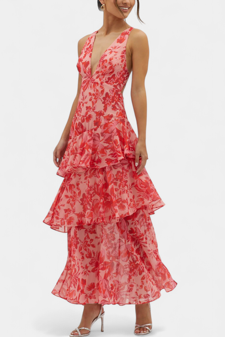 Domenica | Robe en georgette V