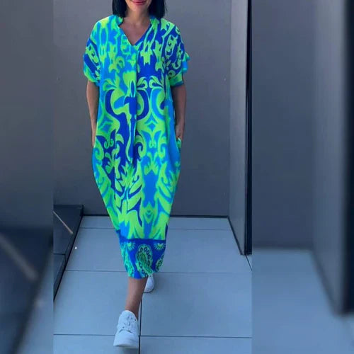 CLARICE | Robe Florale Élégante pour un Style Gracieux et Féminin