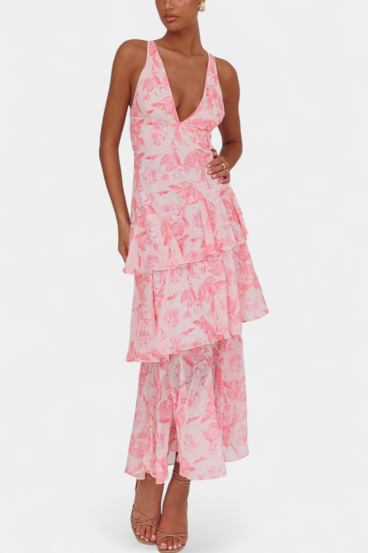 Domenica | Robe en georgette V