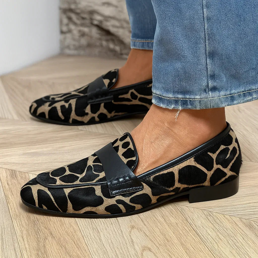 Renata - Mocassins avec imprimé animal