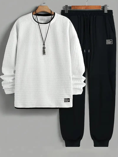 Derrel™  | Ensemble gaufré à col rond