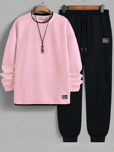 Derrel™  | Ensemble gaufré à col rond