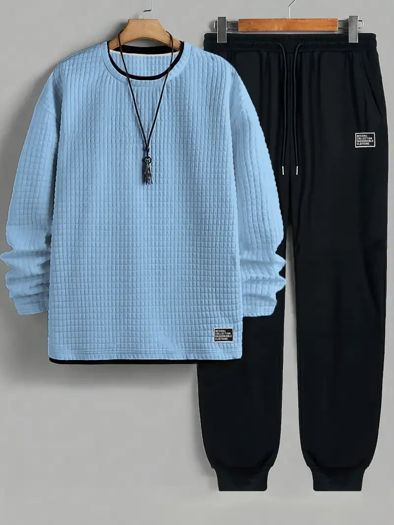 Derrel™  | Ensemble gaufré à col rond