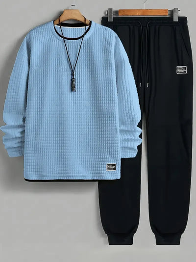 Derrel™  | Ensemble gaufré à col rond