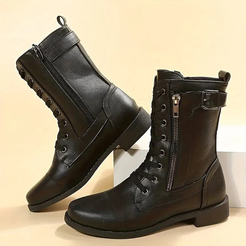 Silvia - Bottes avec soutien plantaire à bout rond