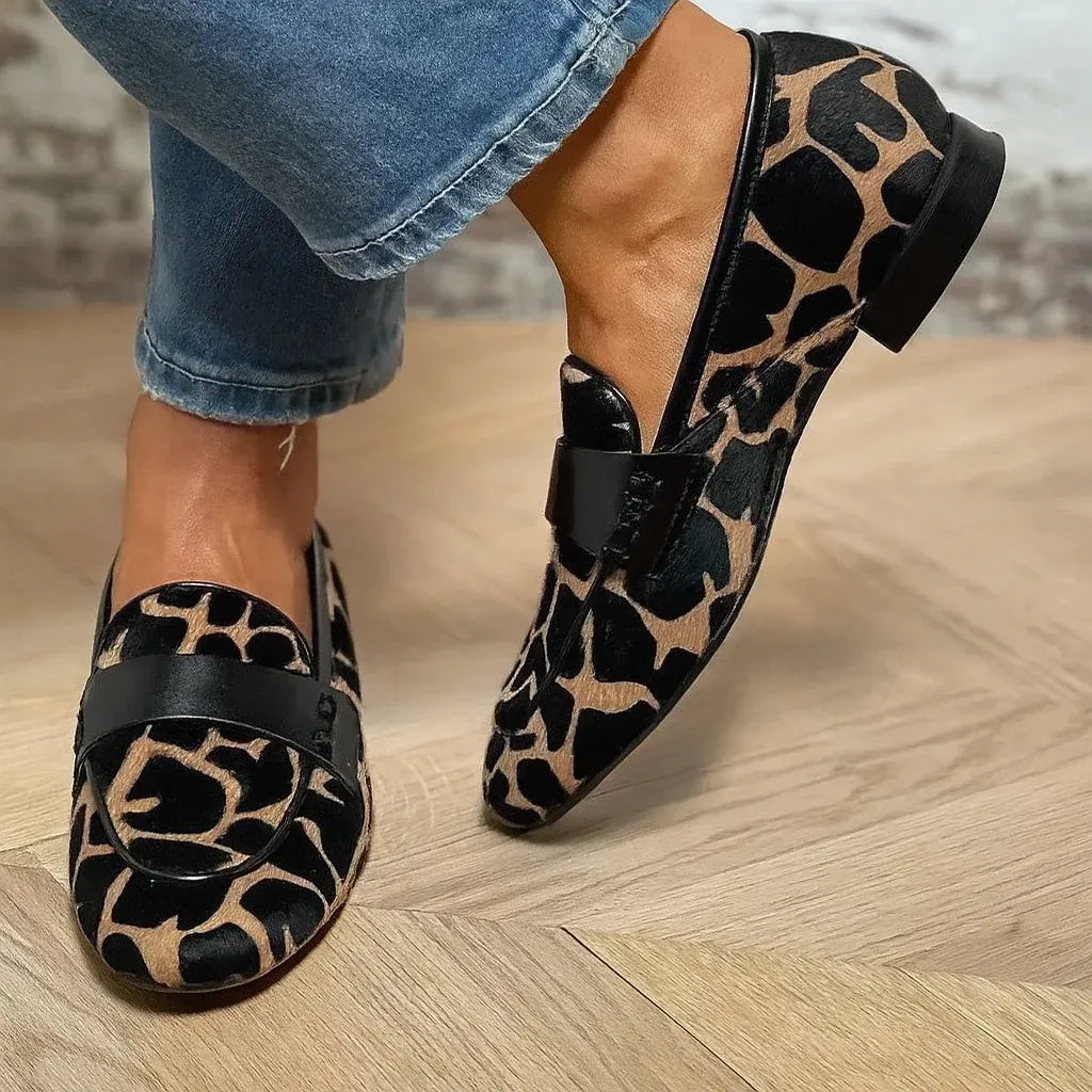 Renata - Mocassins avec imprimé animal