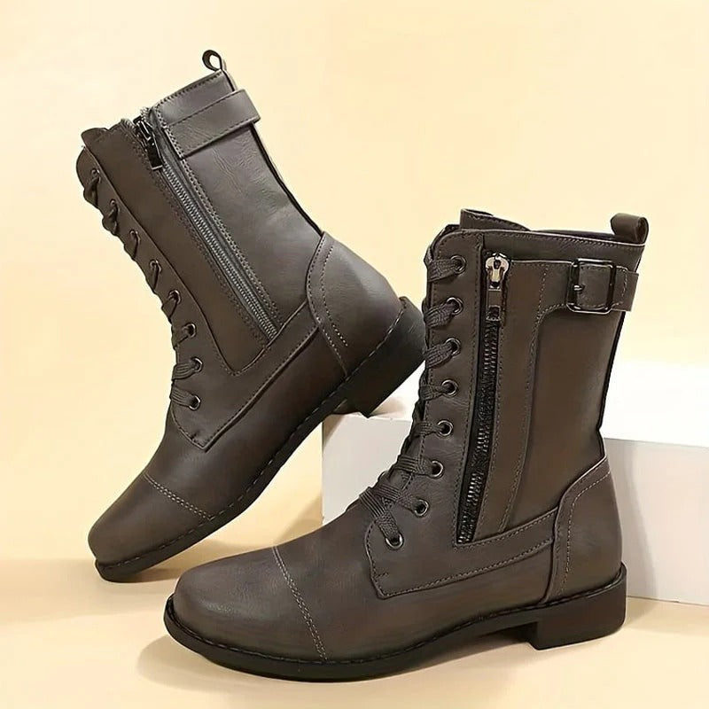 Silvia - Bottes avec soutien plantaire à bout rond